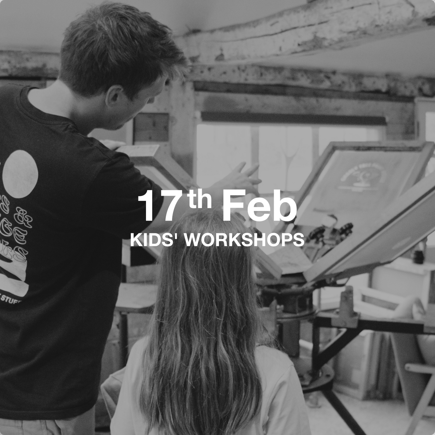 Kids Print Workshop - Tuesday 17th February