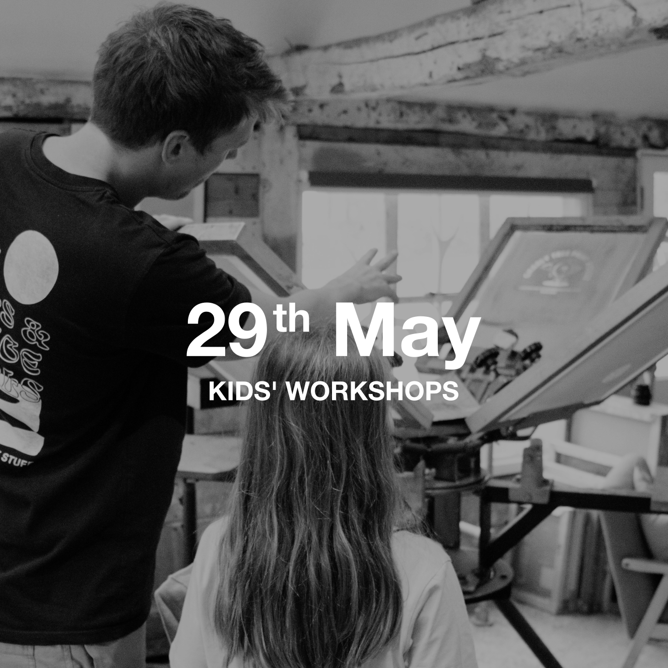 Kids Print Workshop - Friday 29th May