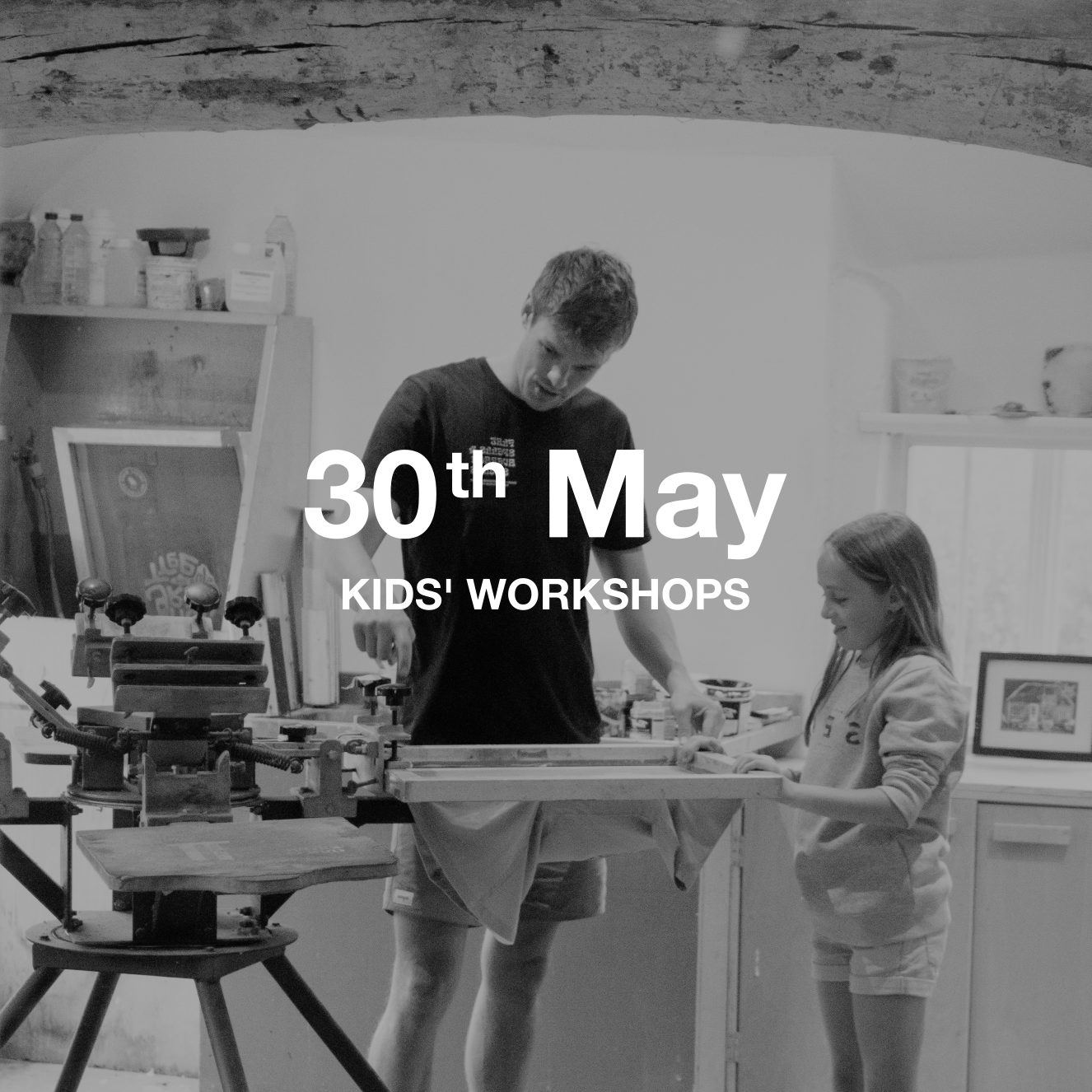 Kids Print Workshop - Saturday 30th May