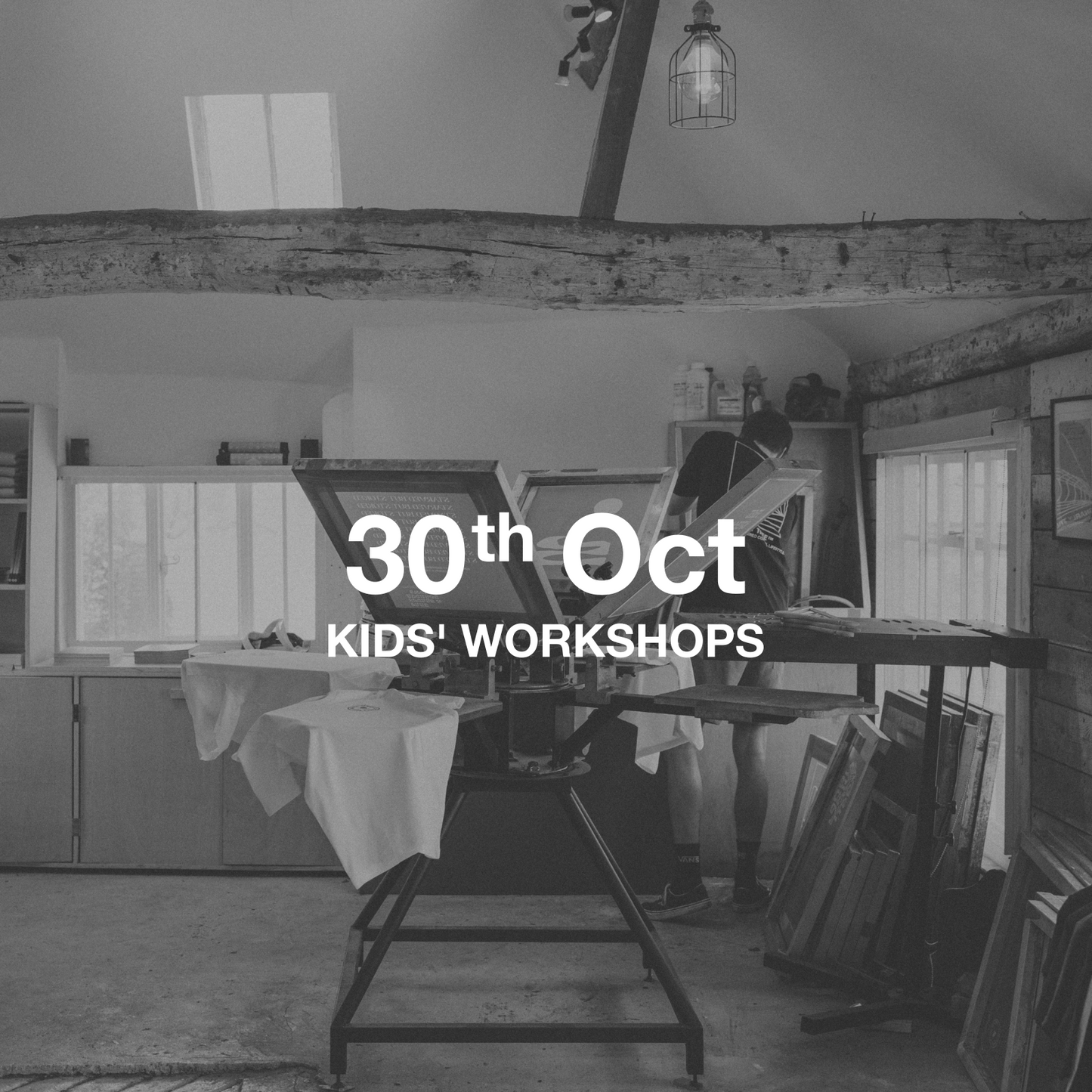 Kids Print Workshop - Thursday 30th October