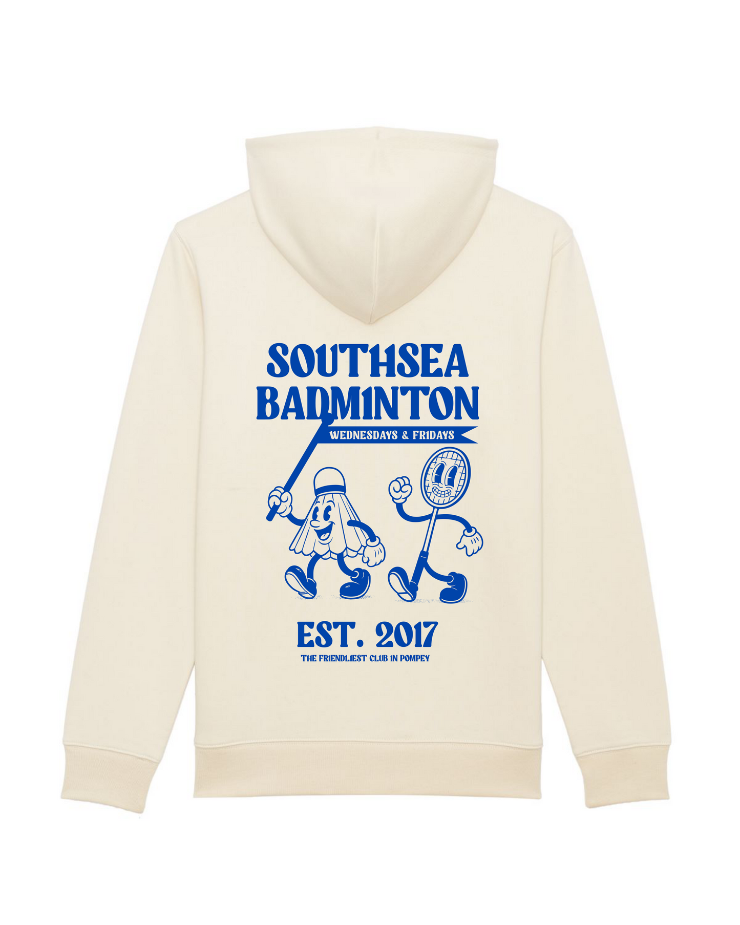 Southsea Badminton Hoodie - Natural Raw