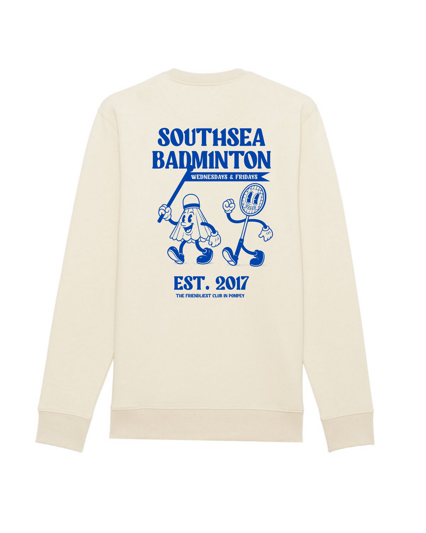 Southsea Badminton Sweat - Natural Raw