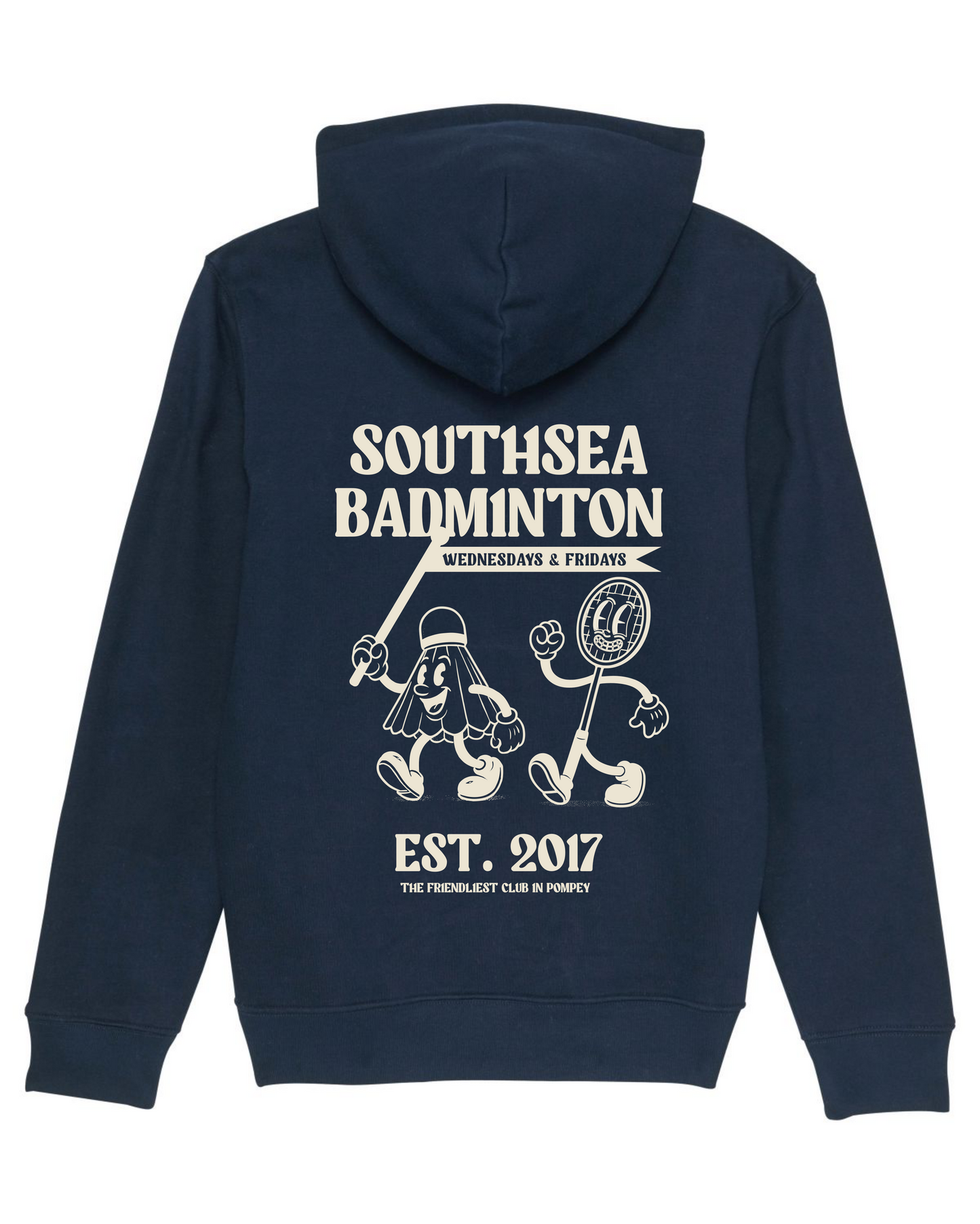 Southsea Badminton Hoodie - Navy